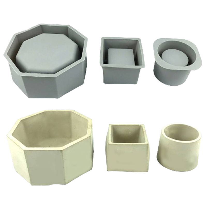 Potsticker Mold - แม่พิมพ์ซิลิโคนกระถางดอกไม้แบบทำมือแม่พิมพ์หม้อคอนกรีตขนาดใหญ่ทำด้วยมืองานฝีมือทำมือกระถางดอกไม้แม่พิมพ์ดินปั้นเรซิ่นอีพ็อกซี่ตกแต่งบ้าน