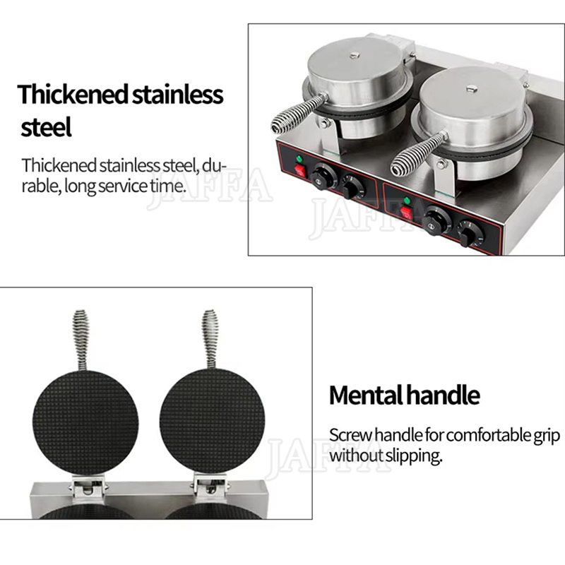 Waffle Cone Maker - เครื่องทำไอศกรีมโคนสองหัว เครื่องทำวาฟเฟิล เครื่องทำไอศกรีม เครื่องทำไอศกรีมโคน เครื่องทำวาฟเฟิล