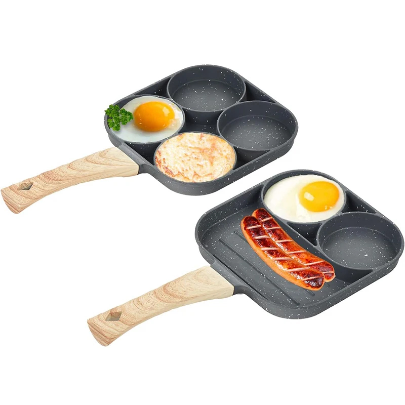 กระทะทอดไข่แพนเค้ก 4 ช่อง สำหร - Mini Pancake Griddle บทวิจารณ์และราคา