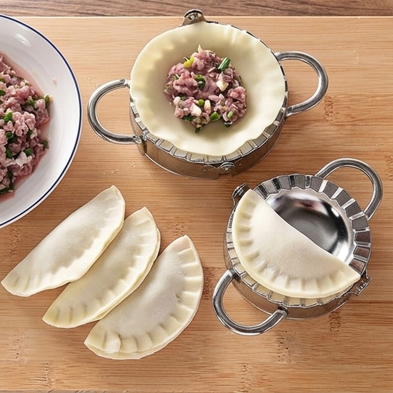 ชุดเครื่องทำเกี๊ยวสแตนเลส – เค - Dumpling Press Set บทวิจารณ์และราคา