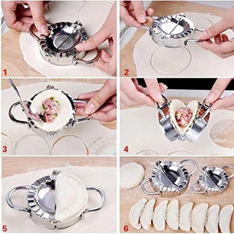 ชุดเครื่องทำเกี๊ยวสแตนเลส – เค - Dumpling Press Set บทวิจารณ์และราคา