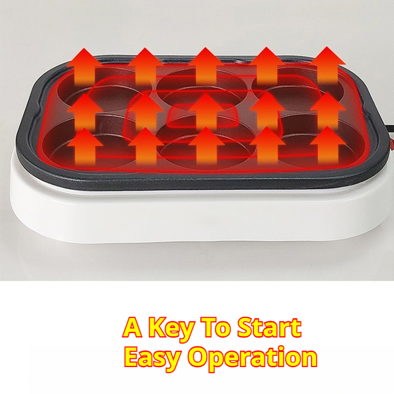 ไฟฟ้าเครื่องทําทาโกะยากิย่างไข - Takoyaki Grill Plate บทวิจารณ์และราคา