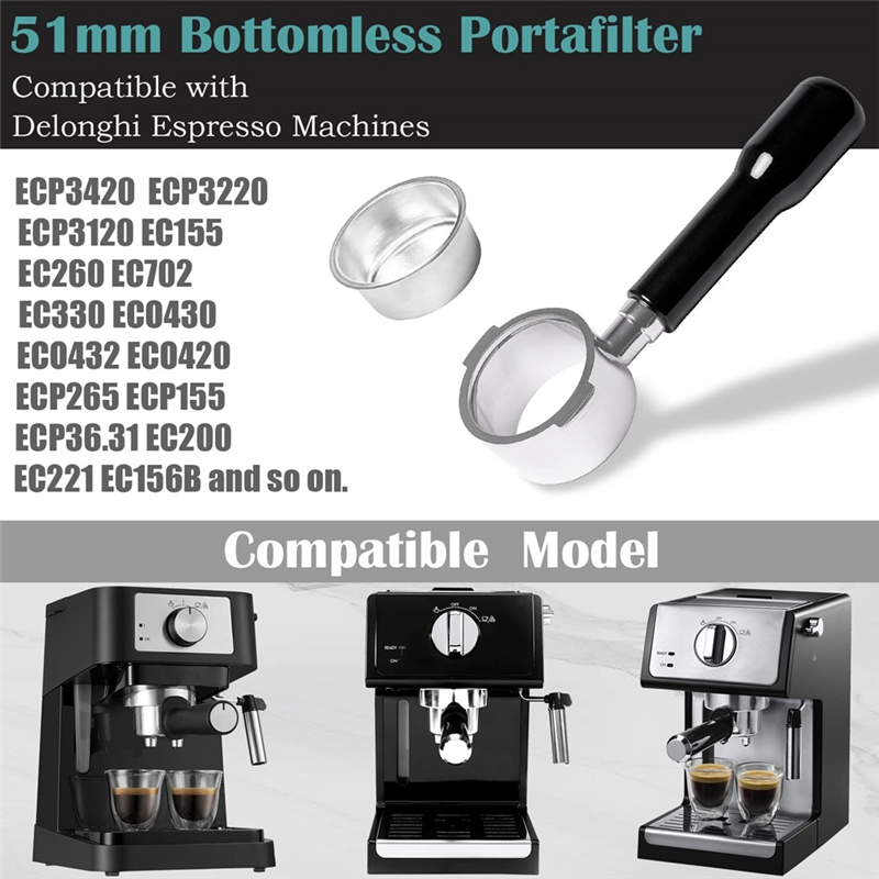 AA86 51 มม.Bottomless Portafil - Delonghi Espresso Ecp3420 บทวิจารณ์และราคา