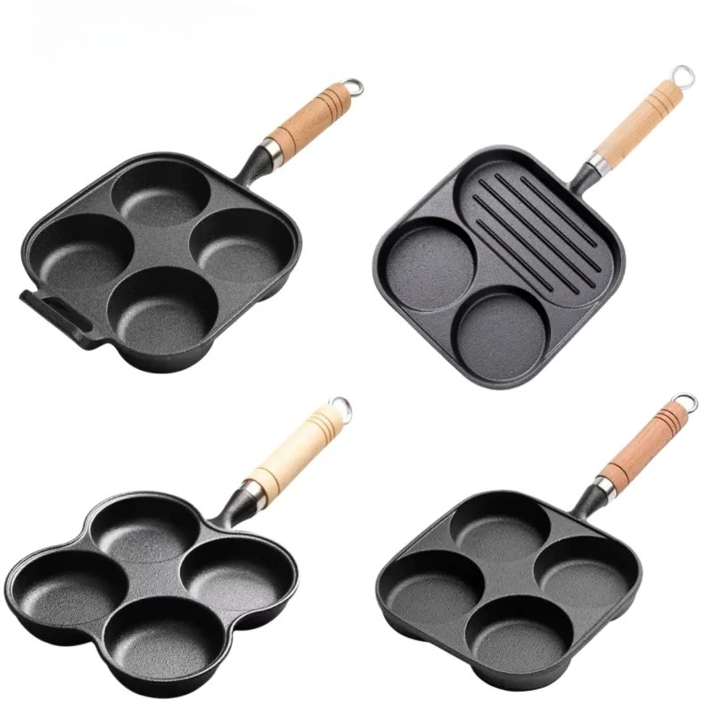 กระทะเหล็กหล่อแบบ 2/4 ช่องยี่ห - Egg Waffle Pan บทวิจารณ์และราคา