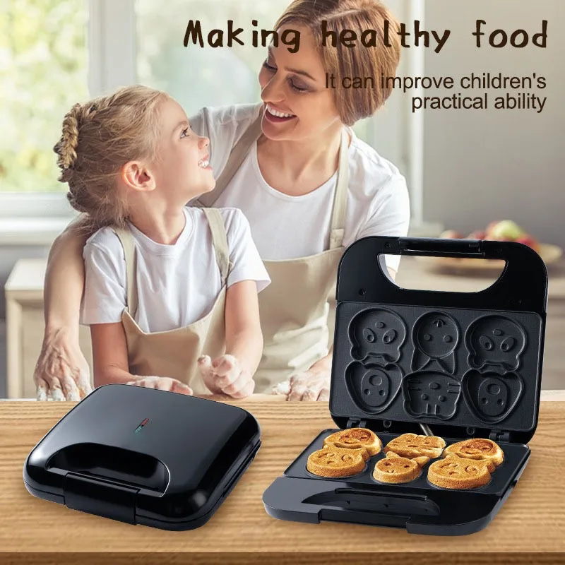 เครื่องทำบิสกิตการ์ตูนสำหรับใช - Mini Pancake Griddle บทวิจารณ์และราคา